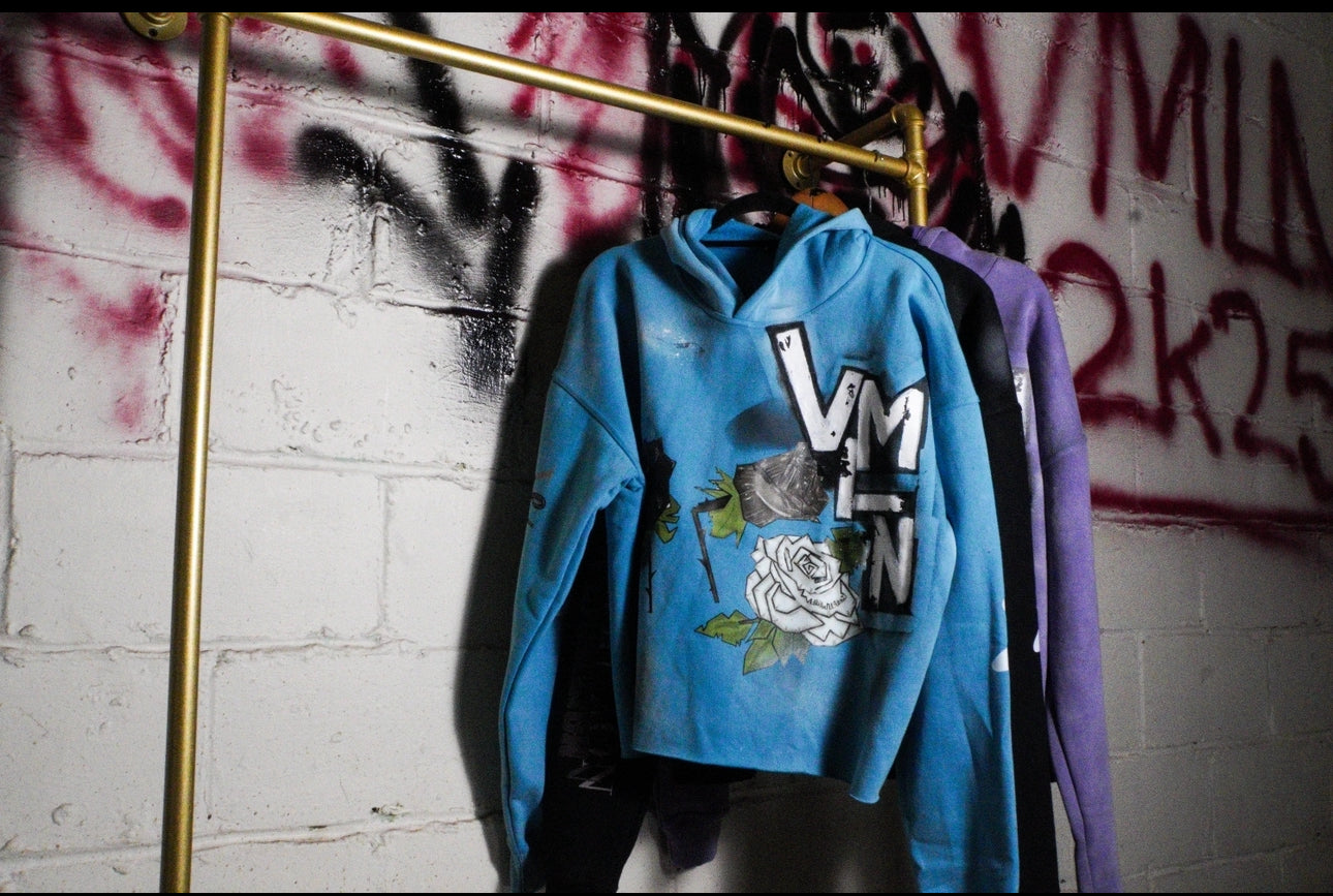 Premium Sprayed Rose Hoodies