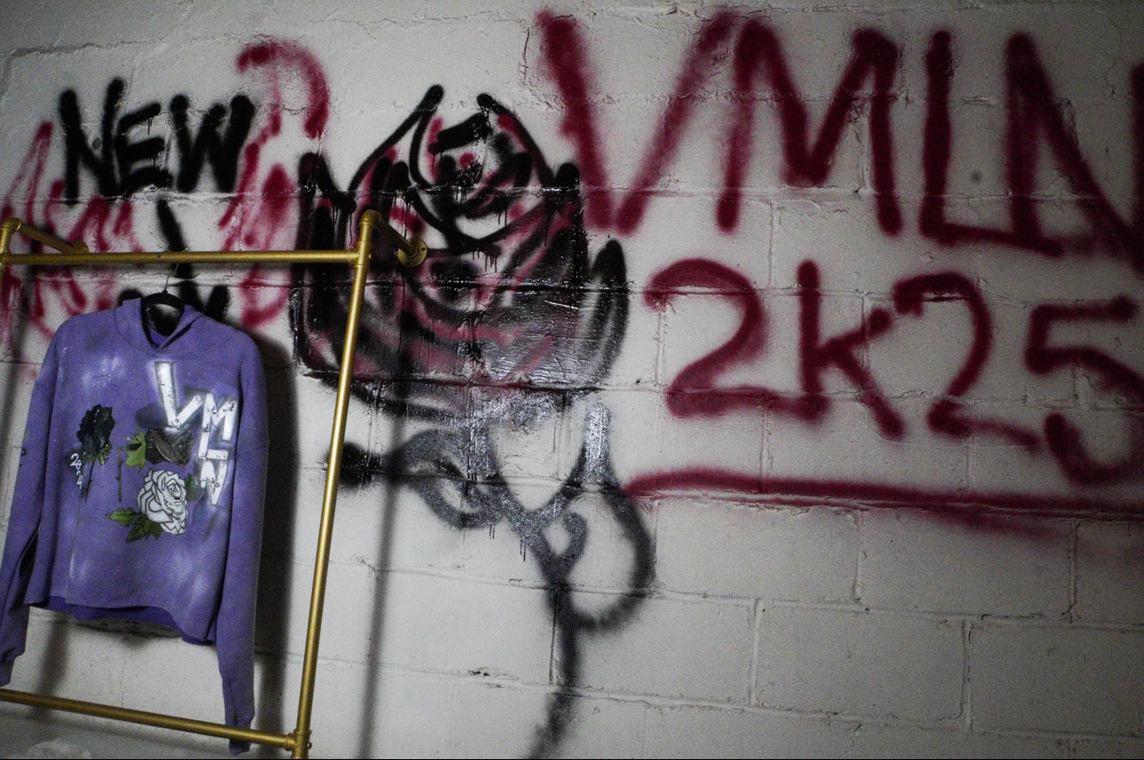 Premium Sprayed Rose Hoodies