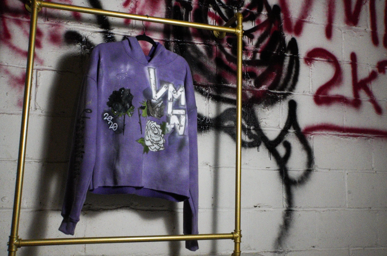 Premium Sprayed Rose Hoodies